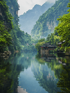 山水自然风景摄影照片_武夷山水旅游自然风景