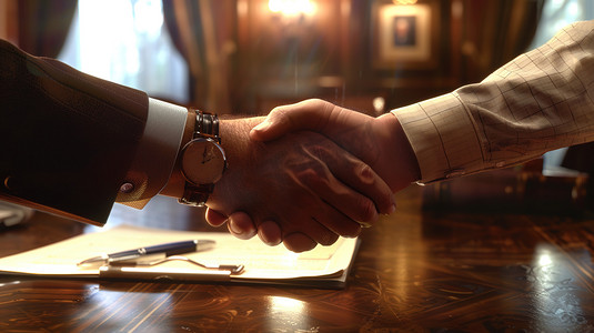 高端商务男士握手的摄影3高清摄影图