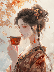 禅茶摄影照片_武夷茶文化喝茶