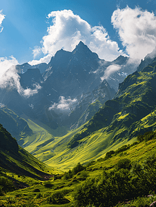 地理地质摄影照片_长白山天池风景