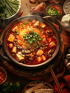 中国特色美食火锅