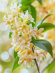 桂花特写高清