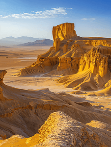 丝绸之路剪影摄影照片_巴丹吉林沙漠