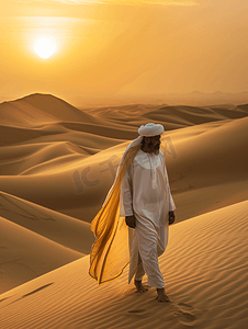 丝绸之路沙漠摄影照片_巴丹吉林沙漠