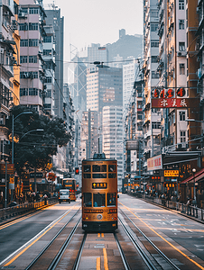 七一香港回归摄影照片_香港街景市中心