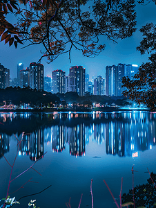 速度感摄影照片_深圳罗湖夜景