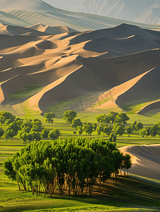 新疆塔克拉玛干大沙漠