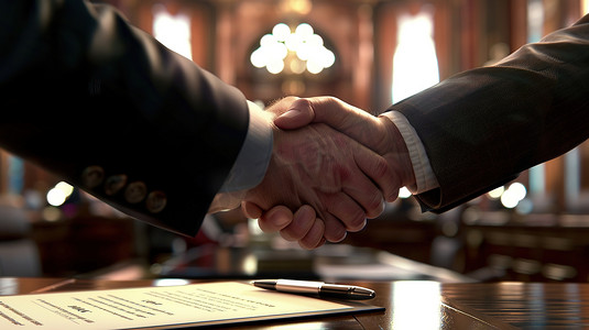 高端商业计划书摄影照片_高端商务男士握手的摄影2高清图片