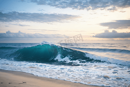 大海海浪浪花摄影图8