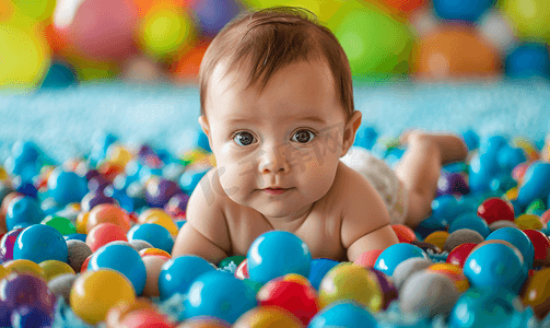 婴幼儿药摄影照片_婴儿宝宝玩耍