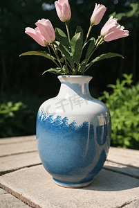青花瓷花瓶摄影图片8