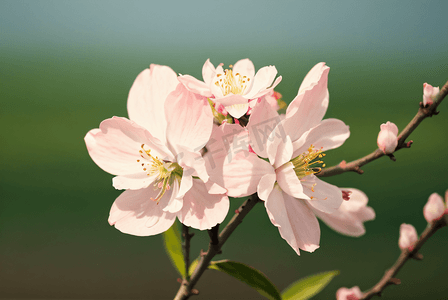 桃树摄影照片_春天桃花盛开摄影图6