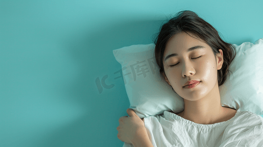 世界睡眠日摄影照片_熟睡中的女性摄影7