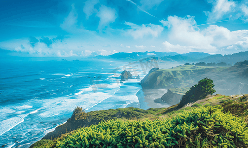 海岸风光海洋