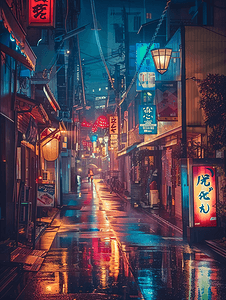 日本东京梦幻夜景