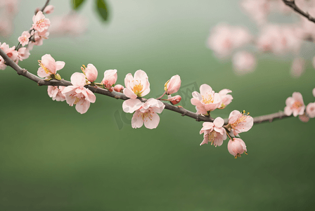 春天桃花盛开摄影图9