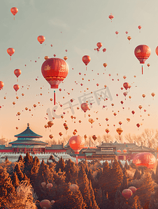 北京天坛国庆节庆祝