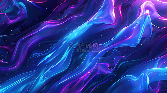 蓝色宇宙星空背景图片_宇宙星空穹窿蓝色和紫色晕染背景图片
