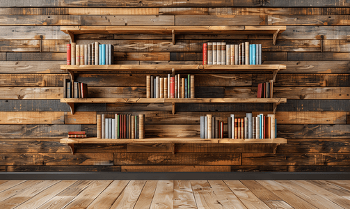 木质书柜现代