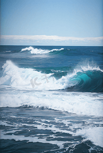 大海海浪翻腾摄影图8
