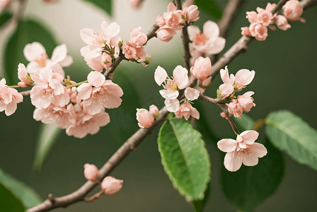 桃树摄影照片_春天桃花盛开摄影图8