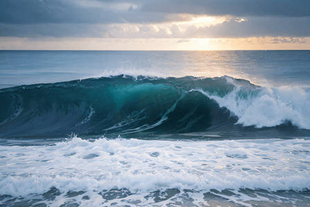大海海浪浪花摄影图片4