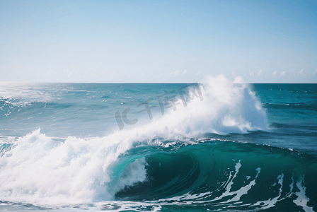 大海海浪浪花摄影图6
