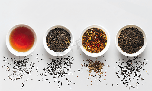 茶文化品茶摄影照片_红茶品茶