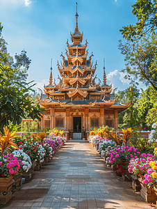 总佛寺摄影照片_西双版纳旅游景点