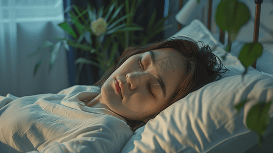 世界睡眠日摄影照片_熟睡中的女性摄影13