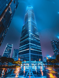 深圳城市建筑风光夜景