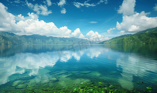 稔平半岛摄影照片_泸沽湖里格半岛