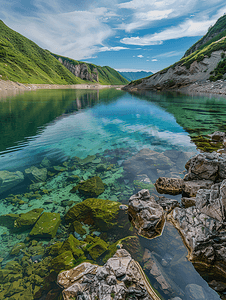 青海海西网红景区翡翠湖