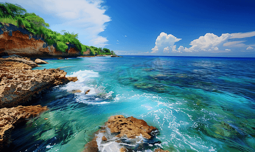 印度尼西亚巴厘岛的海