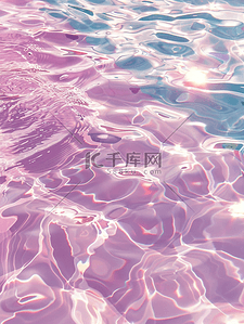 浪漫水面背景图片_粉色液体水面纹理背景20