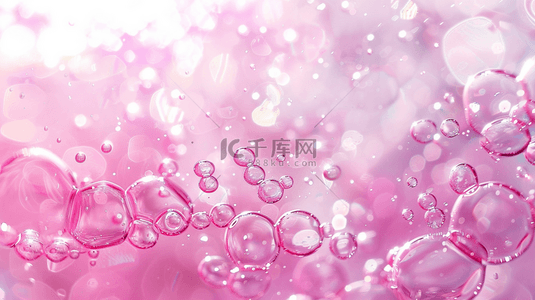 粉色液体气泡简约纹理背景12