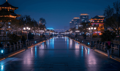 郑州东城市夜景