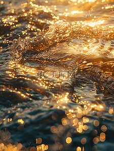 波光粼粼海洋壁纸背景图片_金色波光粼粼的水面背景18