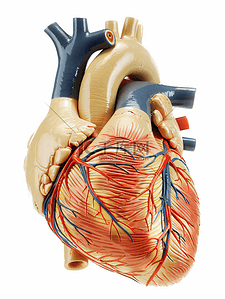 心脏日背景图片_心脏内部结构左心房医疗照片
