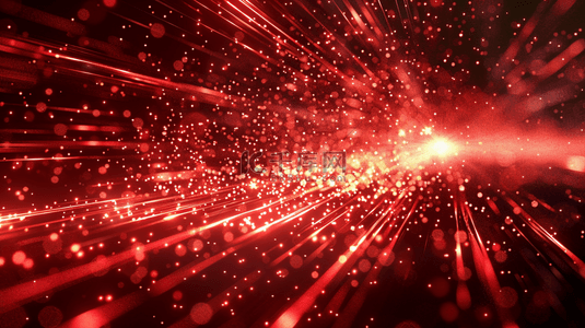 粒子科幻背景图片_红色粒子光效纹理质感简约背景7