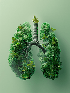 海报边框摄影照片_绿色简约世界防治哮喘日海报
