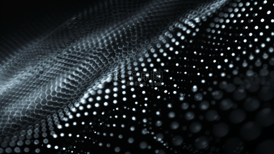 黑色科技感点状流体纹理背景2