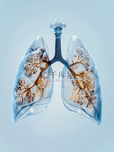 健康养生海报背景背景图片_肺呼吸内科