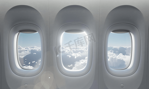 飞机窗户摄影照片_飞机窗户窗口摄影2