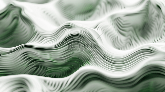 绿色折叠曲线纹理背景6