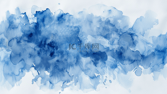 蓝色抽象手绘背景7