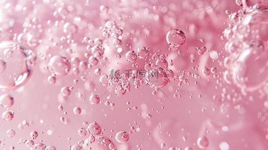 粉色液体气泡简约纹理背景17