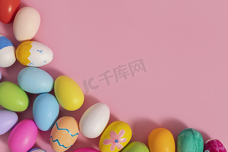 复活节彩蛋粉色图片