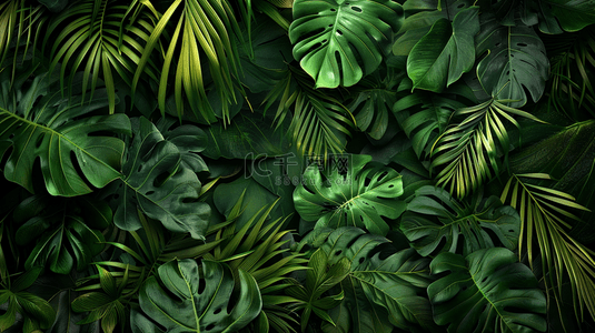 玉米生长过程背景图片_绿色热带植物绿植背景5