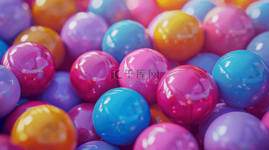 唯美梦幻气球背景图片_彩色唯美气球的背景15